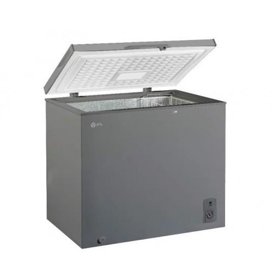 ATL Congelateur Horizontal - CFATL-330 - 198L - 01 Porte - Serrure - 01 Panier - Inox&Silver ATL Congelateur Horizontal - CFATL-330 - 198L - 01 Porte - Serrure - 01 Panier - Inox&Silver