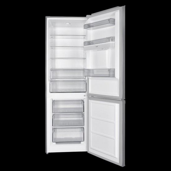 REFRIGERATEUR ATL COMBINE 03 TIRROIRS/ 313L/ 02 PORTES/ INOX & SILVER/ DISTRIBUTEUR D’EAU/ATL-2C350D