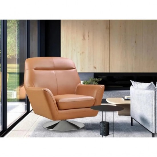 ITHAQUE fauteuil 1 place CAMEL 93*88*99CM