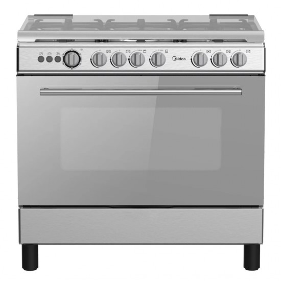 MIDEA GAZINIERE 5 FEUX ROTISSERIE- 36LMG5G027-C