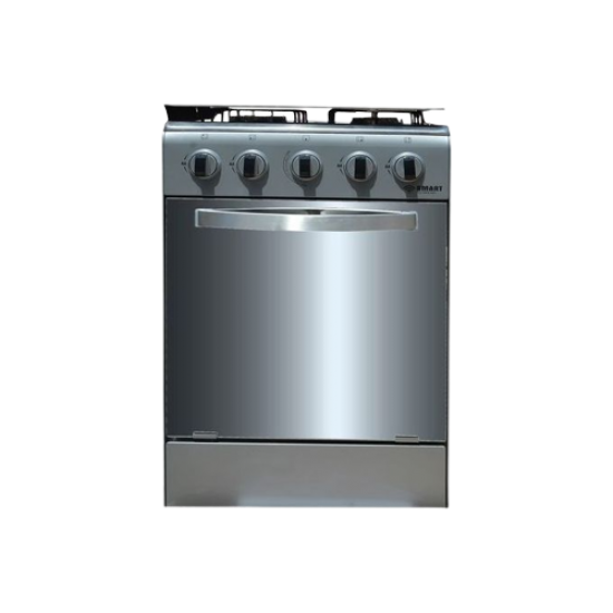 SMART TECHNOLOGY Cuisinière - Gaz 4 Feux Avec Four STC-5050S - Inox