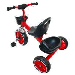Baby Tricycle Enfant De 2 À 3 Ans - Noir/Rouge