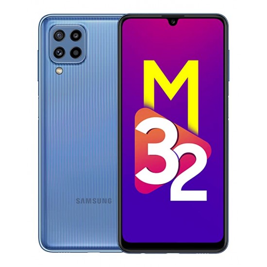 Samsung Galaxy M32 (bleu clair, 6 Go de RAM, 128 Go de stockage) 