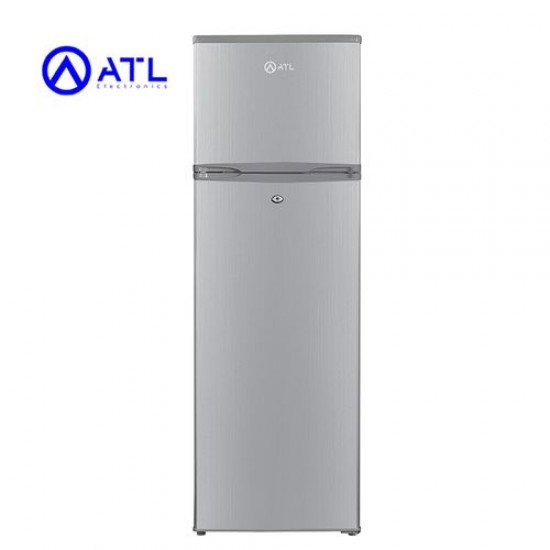 ATL Réfrigérateur 261L - 02 Portes - Inox&Silver
