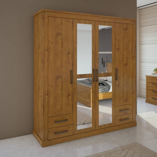 Rustic armoire rovere soft