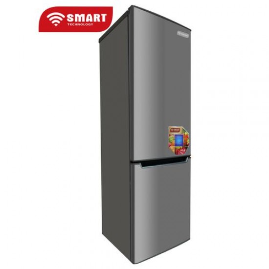 SMART TECHNOLOGY Réfrigérateur Combiné - STCB-303M- 231 L - Argent 