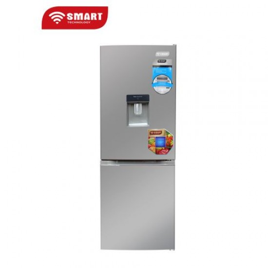 SMART TECHNOLOGY Réfrigérateur Combiné Avec Fontaine - STCB-459WM- 227L - Inox