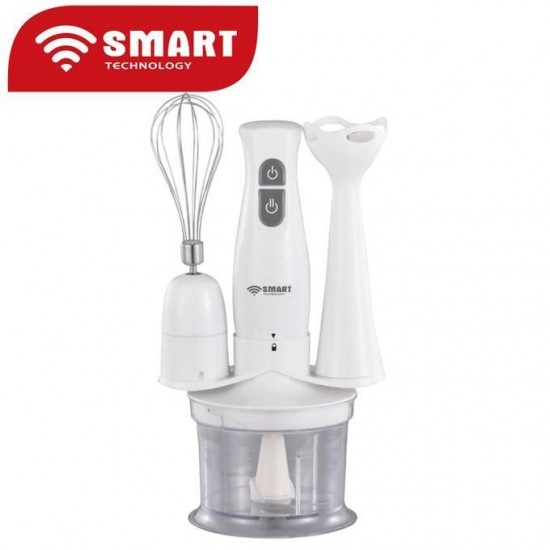 Mixeur Plongeant  SMART TECHNOLOGY – STPE-871 – 500 Ml – 300 W – 2 Vitesses – Blanc