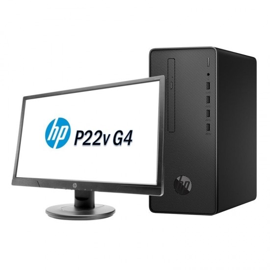 HP DESKTOP PRO 300 G6 MT CORE I3 - 10100 4GO/1TO HDD DVD RW DOS + P22V