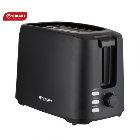 SMART TECHNOLOGY TOASTER GRILLE-PAIN 2 TRANCHES SMART (6PCS/CTN)(STPE-1440D)-750W Noir