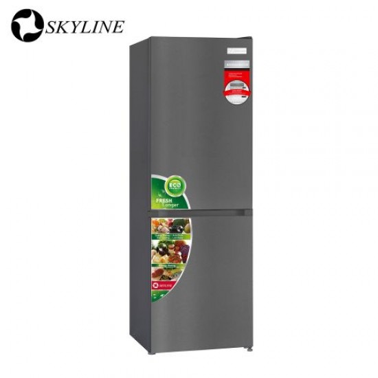 Skyline Réfrigérateur Combiné - SKCB-285M- 157L - Inox