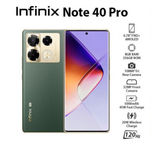 Infinix Note 40 Pro (8Go RAM 256GB)