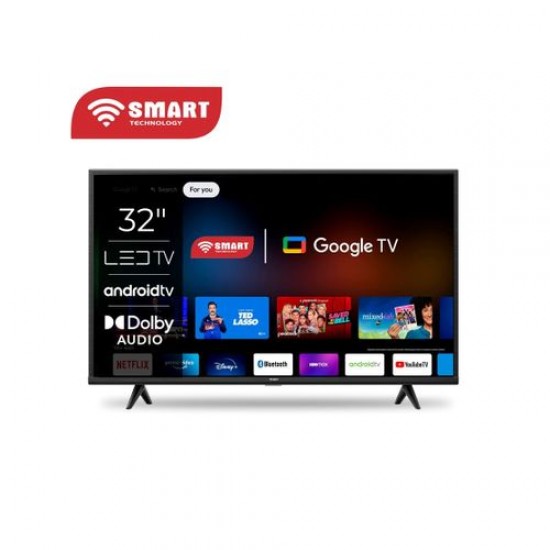SMART TECHNOLOGY "32" HD GOOGLE TV SMART (STT-3289SKS) WIFI + BLUETOOT -Régulateur De Tension
