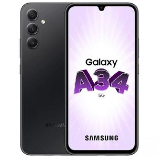 Samsung Galaxy A34 5G RAM 8Go - ROM 128Go - Noir