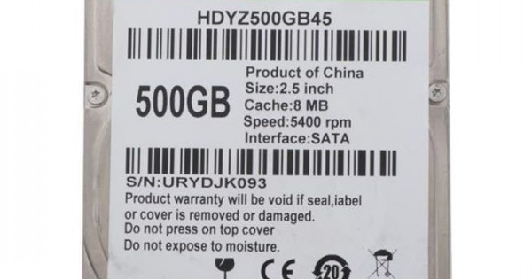 Disque Dur HDD 2.5 (Portable) - 500Go - PC MARKET CI