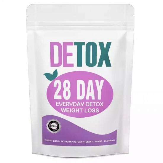 Teatox: Thé Détox Amincisante , Thé  Minceur En 28 Jours  - 28 Sachets 