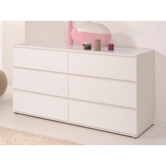 NEO 6 DRAWERS CHEST,WHITE 5901CO6T