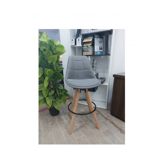 Alan chaise haute grise 59 x 65 x 106 cm