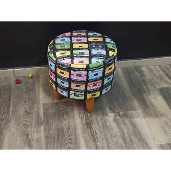 Pouf scandinave 2 hauteur : 40 diamètre : 40