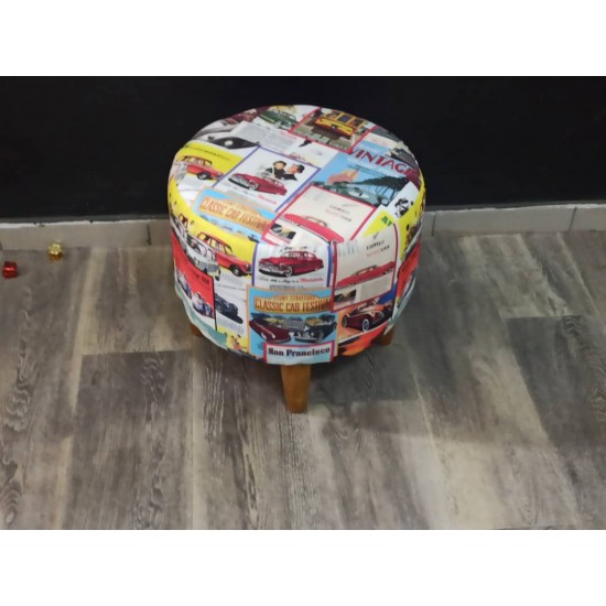 Pouf scandinave hauteur : 40 diamètre : 40