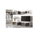 Alida meuble tv mural contemporain – noir granite et blanc 0x6663a