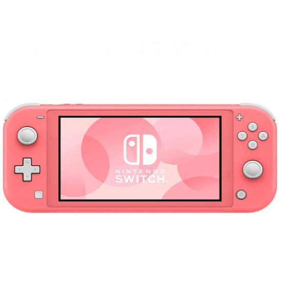 Console Nintendo Switch Lite Corail + Animal Crossing : New Horizon (juste le coffret est en Edition Animal Crossing, aucun jeu ni abonnement inclu)