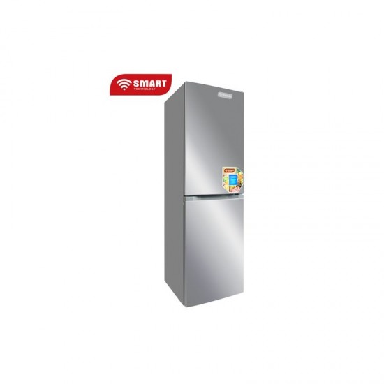 SMART TECHNOLOGY Réfrigérateur Combiné - STCB-304M- 253 Litres - Inox